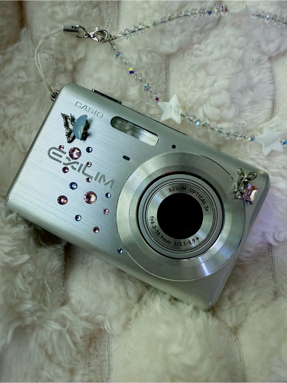 Y2K Angel Princess Digicam - Vintage Bedazzled Casio EXILIM